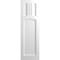 Ekena Millwork True Fit PVC San Miguel Mission Style Fixed Mount Shutters, White, 12W x 32H, PR TFP001SM12X032WH - alternate 10